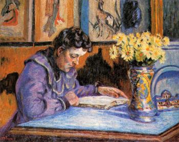 Armand Guillaumin : Woman Reading